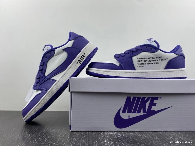 Cheap OFF-WHITE AIR SCOTT JORDAN CUSTOM X TRAVIS 1 X DM7890-386 0804